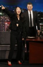 AWKWAFINA at Jimmy Kimmel Live 12/12/2019