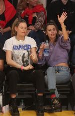 BEHATI PRINSLOO and WHITNEY HARTLEY WAGNER at LA Lakers vd Denver Nuggets Game 12/22/2019