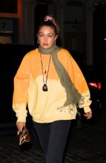 BELLA and GIGI HADID and KENDALL JENNER at La Esquina in New York 12/12/2019