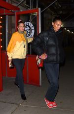 BELLA and GIGI HADID and KENDALL JENNER at La Esquina in New York 12/12/2019