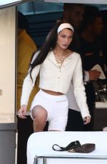 BELLA HADID and KENDALL JENNER at a Yacht in Miami 12/04/2019