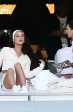 BELLA HADID and KENDALL JENNER at a Yacht in Miami 12/04/2019