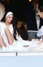 BELLA HADID and KENDALL JENNER at a Yacht in Miami 12/04/2019