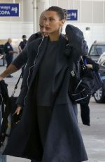 BELLA HADID at Airport in New Orleans 12/15/2019