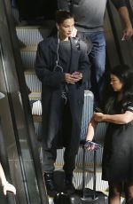 BELLA HADID at Airport in New Orleans 12/15/2019