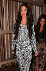 BELLA HADID Out for Dinner in Miami 12/03/2019