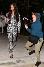 BELLA HADID Out for Dinner in Miami 12/03/2019