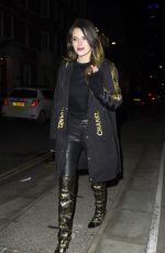 BELLA THORNE and Benjamin Mascolo Out for Dinner in London 12/02/2019