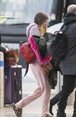BELLA THORNE at Heathrow Airport in London 12/03/2019