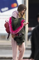 BELLA THORNE at Heathrow Airport in London 12/03/2019