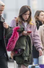 BELLA THORNE at Heathrow Airport in London 12/03/2019