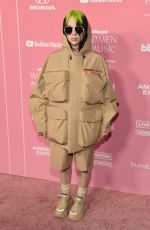 BILLIE EILISH at Billboard Women in Music 2019 in Los Angeles 12/12/2019