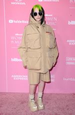 BILLIE EILISH at Billboard Women in Music 2019 in Los Angeles 12/12/2019
