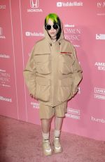 BILLIE EILISH at Billboard Women in Music 2019 in Los Angeles 12/12/2019