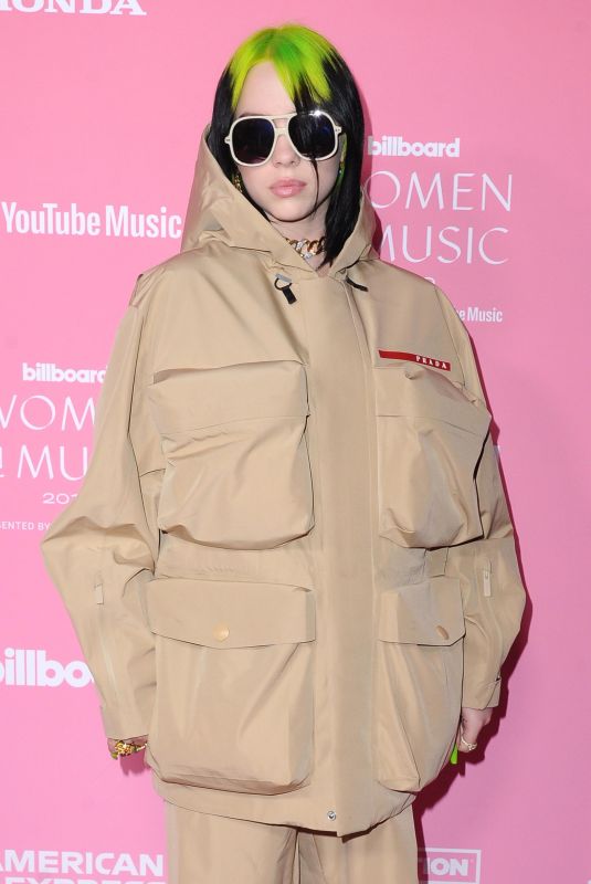 BILLIE EILISH at Billboard Women in Music 2019 in Los Angeles 12/12/2019