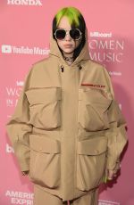 BILLIE EILISH at Billboard Women in Music 2019 in Los Angeles 12/12/2019
