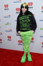 BILLIE EILISH at Kiss FM Jingle Ball 2019 in Los Angeles 06/12/2019