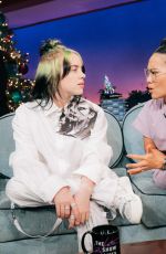 BILLIE EILISH at Late Late Show with James Corden 12/09/2019