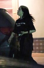 BILLIE EILISH Leaves a Gym in Los Angeles 11/30/2019