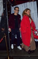 BLAKE LIVELY and Ryan Reynolds at Taylor Swift’s 30th Birthday Bash in New York 12/14/2019