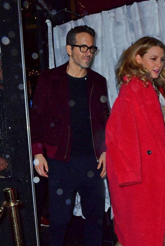 BLAKE LIVELY and Ryan Reynolds at Taylor Swift’s 30th Birthday Bash in New York 12/14/2019