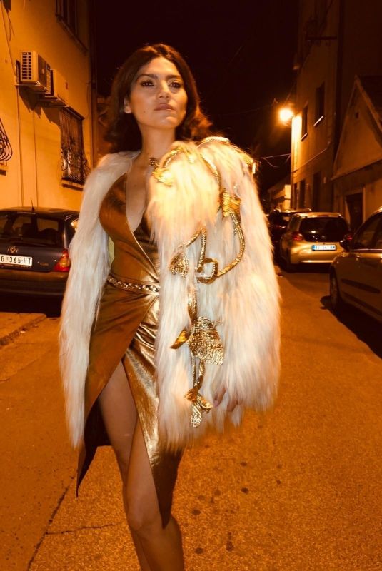 BLANCA BLANCO at a Photoshoot in Belgrade 12/12/2019