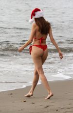 BLANCA BLANCO in Bikini at a Beach in Malibu 12/18/2019