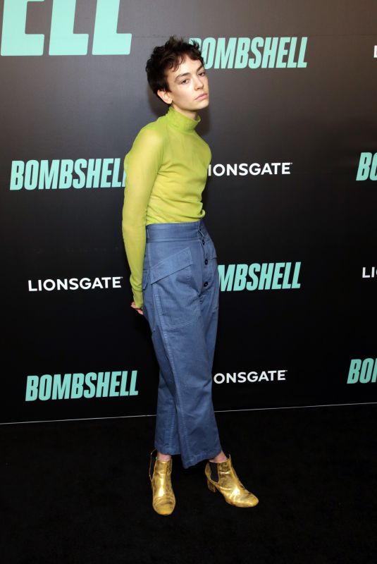 BRIGETTE LUNDY-PAINE at Bombshell Premiere in New York 12/16/2019