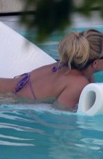 BRITNEY SPEARS in Bikini at a Pool in Miami 12/01/2019