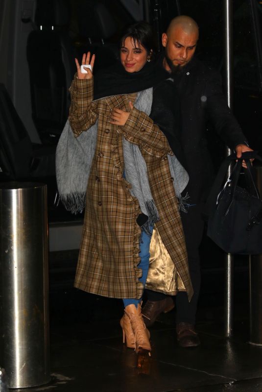 CAMILA CABELLO Arrives at Z100’s Jingle Ball at Madison Square Garden in New York 12/13/2019
