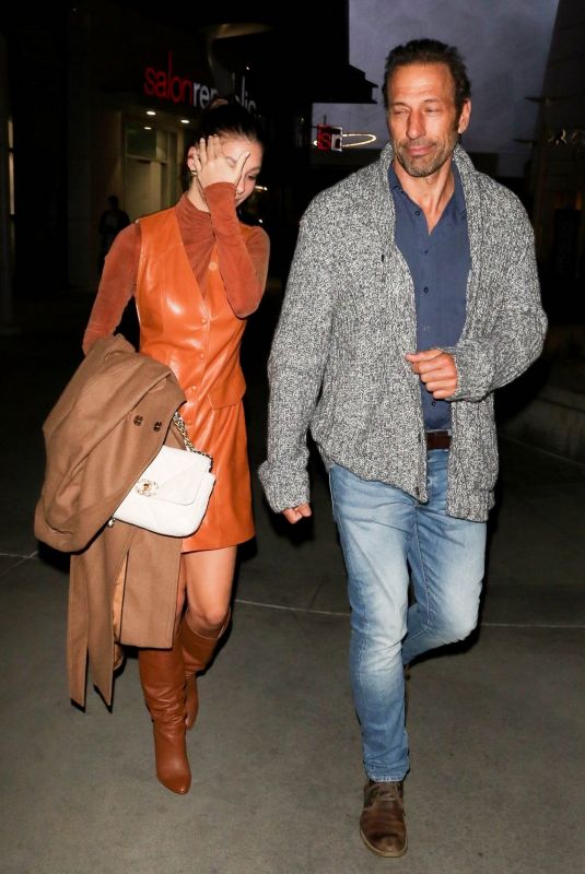CAMILA MORRONE and Her Dad Maximo Morrone Out in Los Angeles 12/12/2019