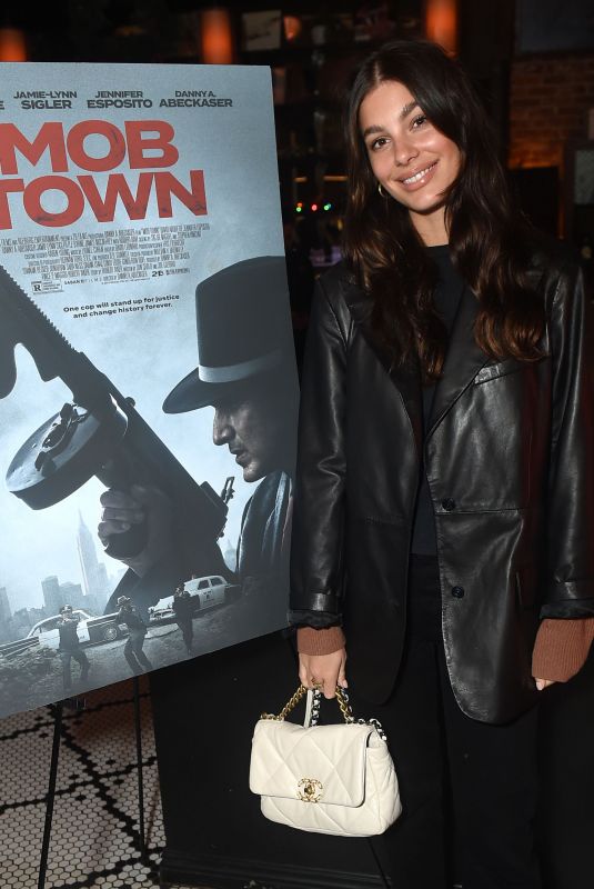 CAMILA MORRONE at Mob Town Premiere in Los Angeles 12/13/2019