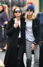 CARA DELEVINGNE and ASHLEY BENSON Out at Disneyland 12/24/2019
