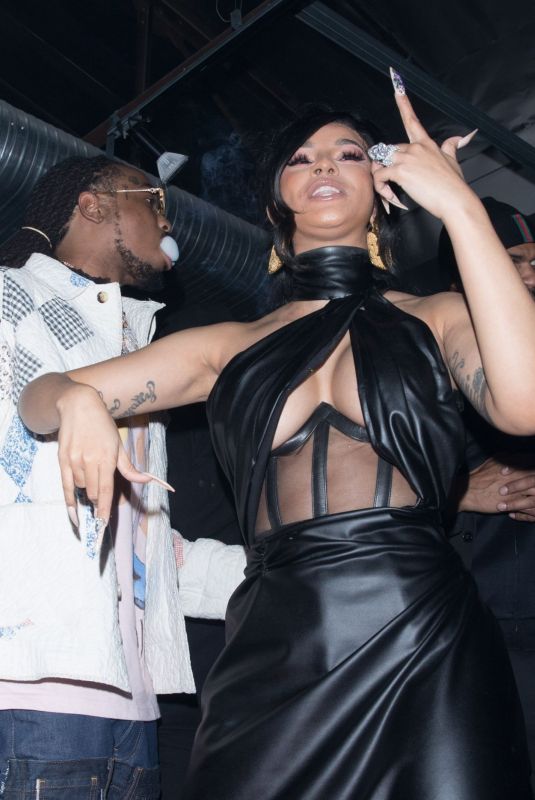 CARDI B at Offset Birthday Party 12/13/2019