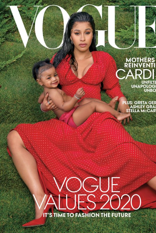 CARDI B in Vogue Magazine, January 2020