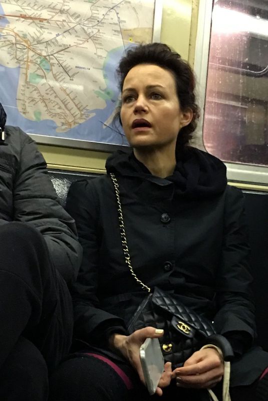 CARLA GUGINO Out in New York 12/30/2019
