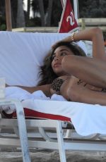 CHANTEL JEFFRIES at a Beach in Miami 12/04/2019