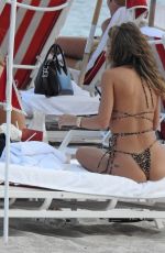 CHANTEL JEFFRIES at a Beach in Miami 12/04/2019