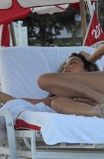 CHANTEL JEFFRIES at a Beach in Miami 12/04/2019