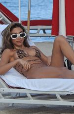 CHANTEL JEFFRIES at a Beach in Miami 12/04/2019