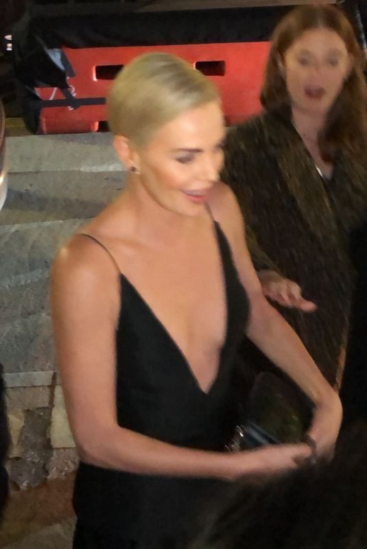 CHARLIZE THERON Arrives at Bombshell Screening in Westwood 12/10/2019