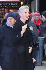 CHARLIZE THERON Arrives at Good Morning America in New York 12/16/2019