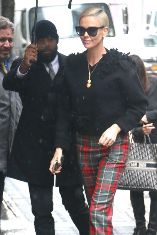 CHARLIZE THERON Arrives at The View in New York 12/17/2019