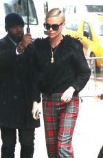 CHARLIZE THERON Arrives at The View in New York 12/17/2019