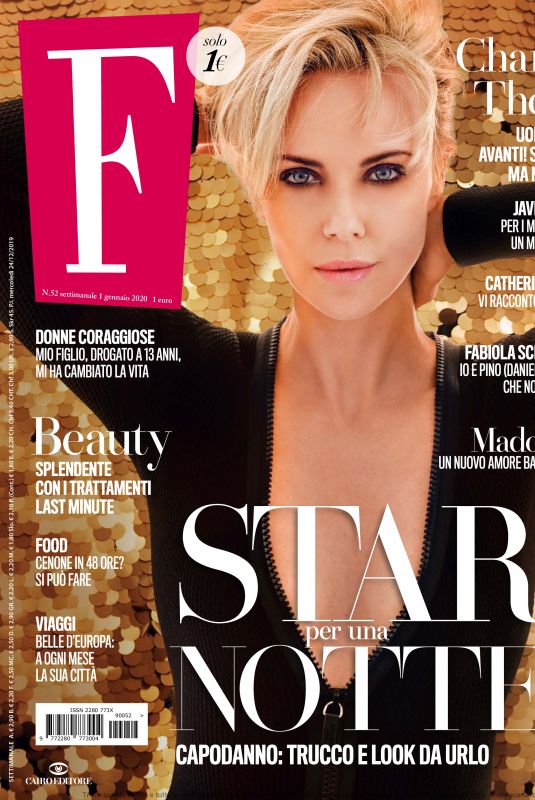 CHARLIZE THERON in F Magazine, January 2020