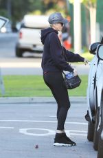 CHARLIZE THERON Out and About in West Hollywood 12/27/2019