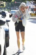 CHARLOTTE MCKINNEY Leaves Yoga Class in Brentwood 12/20/2019