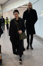 CHLOE MORETZ at Heathrow Airport in London 12/02/2019
