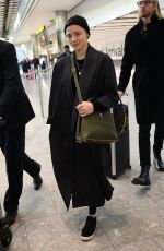 CHLOE MORETZ at Heathrow Airport in London 12/02/2019