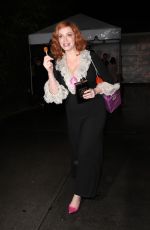 CHRISTINA HENDRICKS Arrives at a Party in Los Angeles 12/08/2019